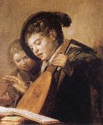 Frans Hals Two Singing Boys oil